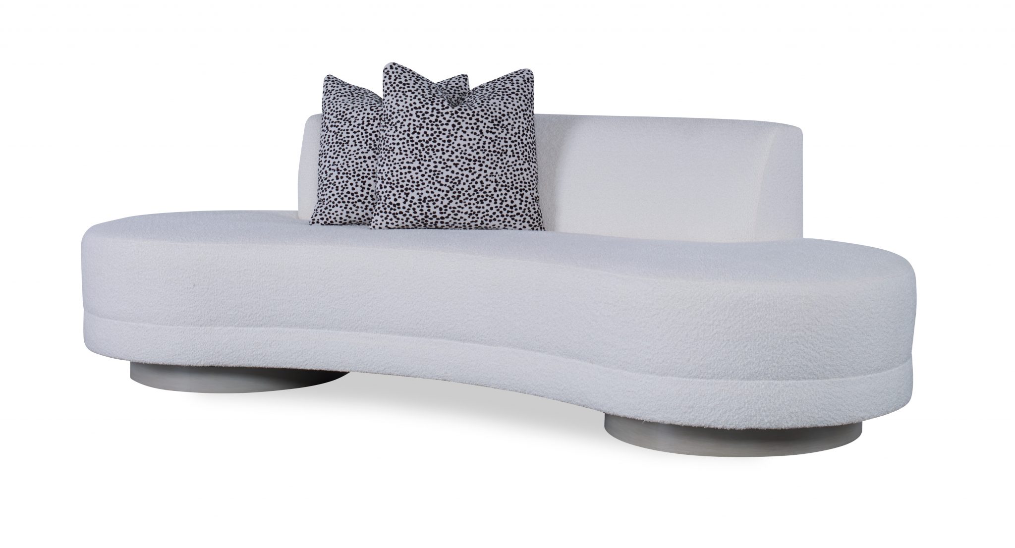 Karter curved sofa Suburban Contemporary Furniture Oklahoma City