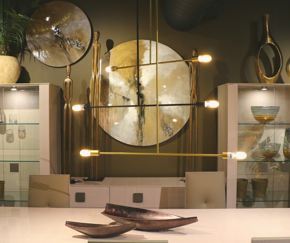 Quasar dining table Suburban Contemporary Furniture Oklahoma City