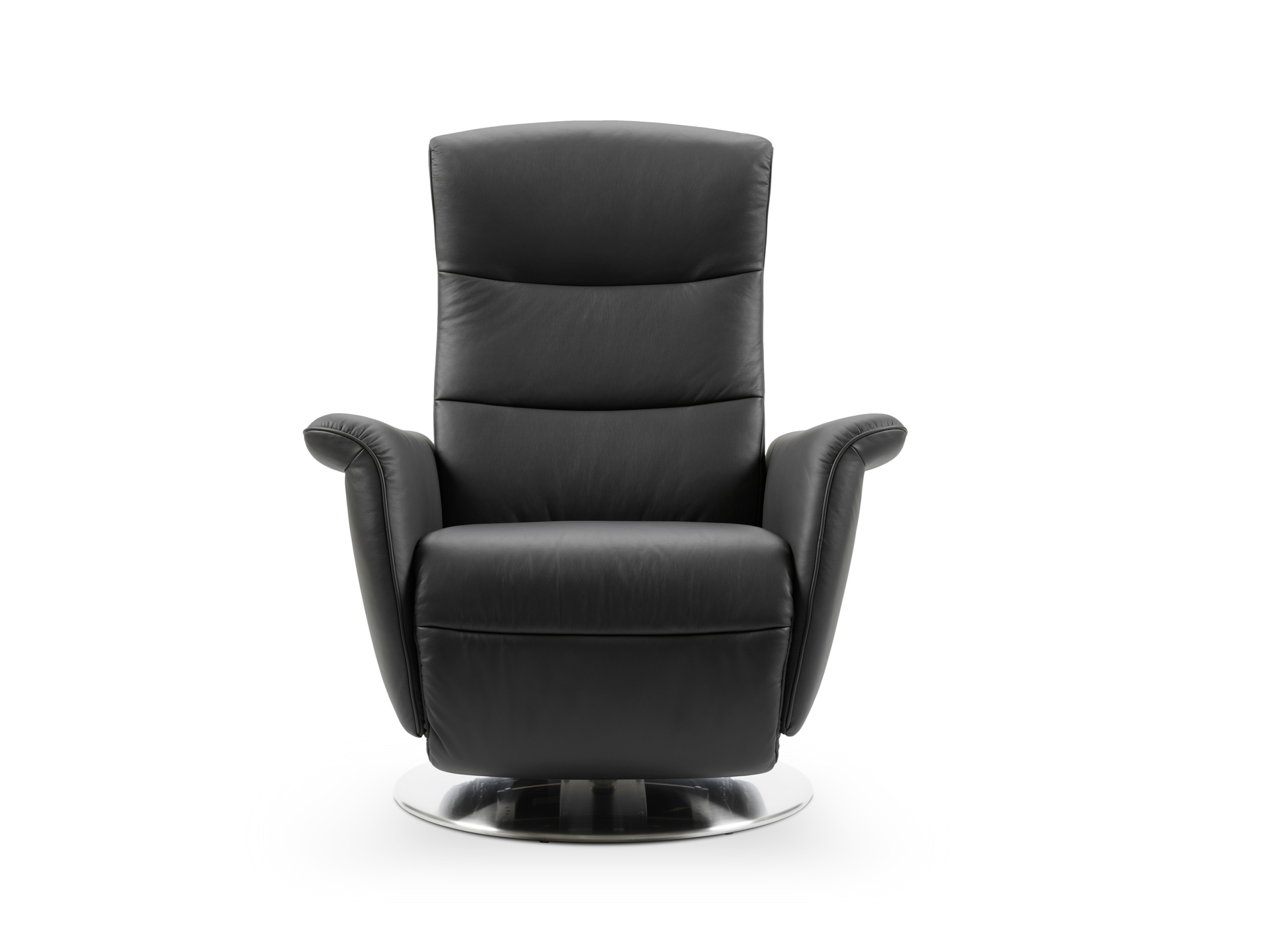 Stressless_Mike_Pal_Black_Steel_front