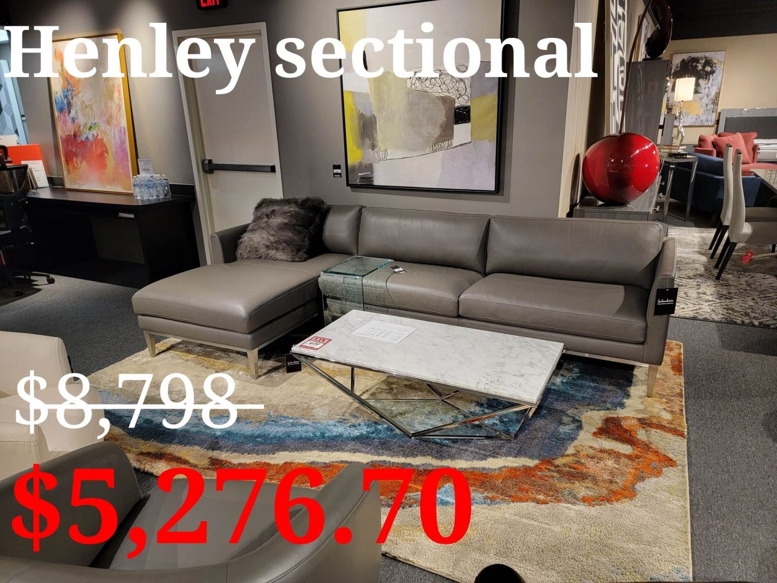 Henley Sectional Contemporary Furniture Suburban Contemporary Furniture