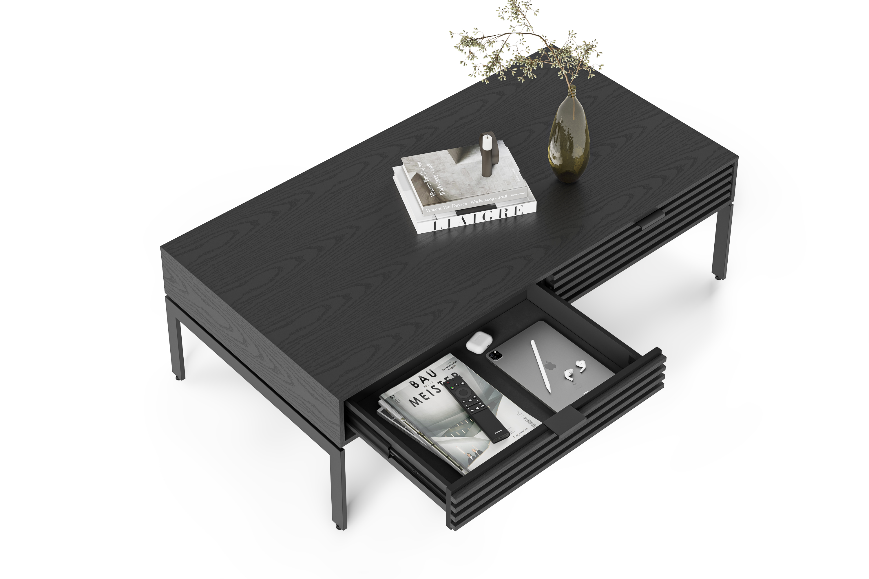 cora-coffee-1172-BDI-ebonized-ash-modern-wood-occasional-table-open-drawer-detail-05