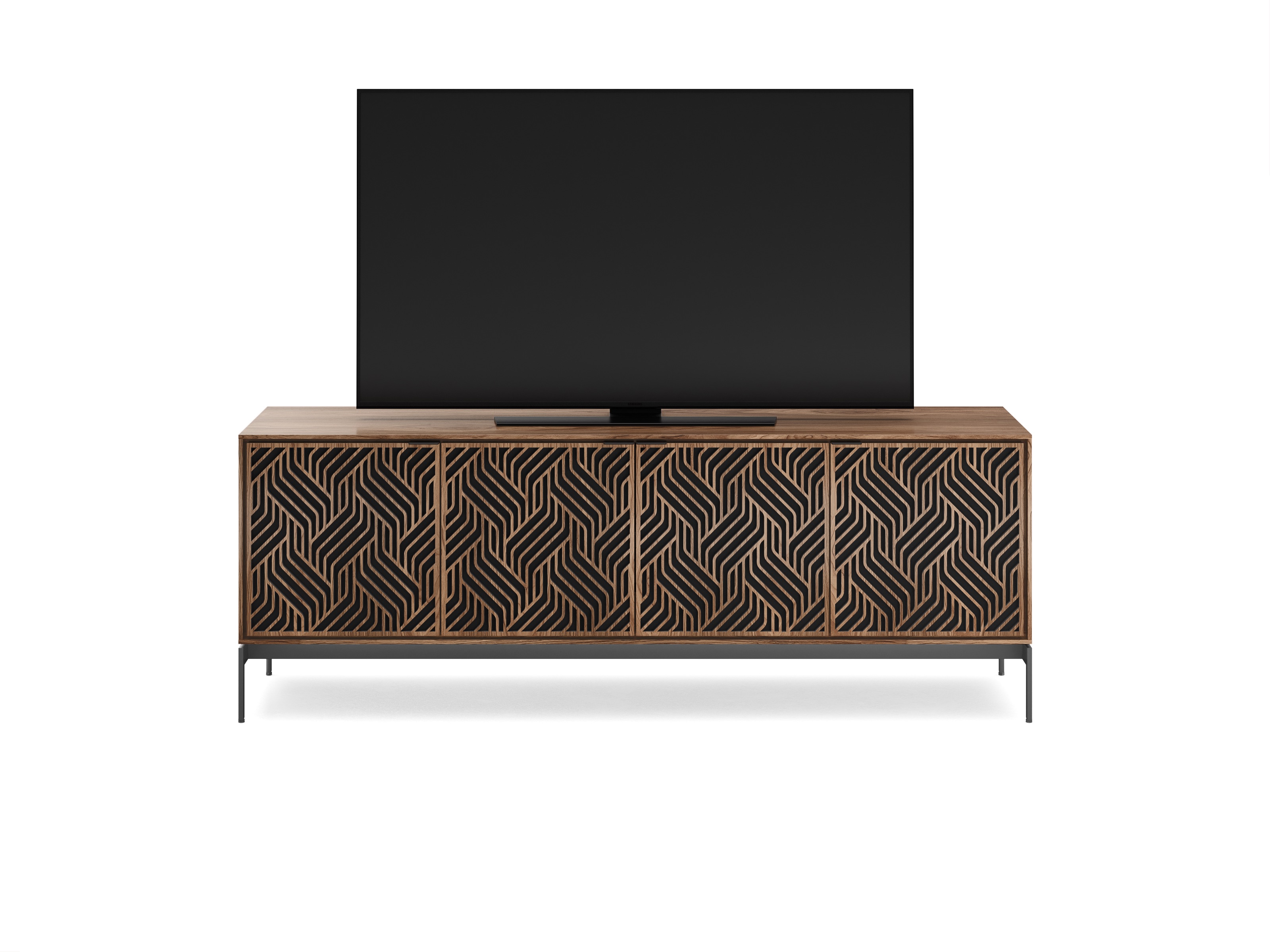 elements weave BDI media and storage cabinet 8709 console base WL 4