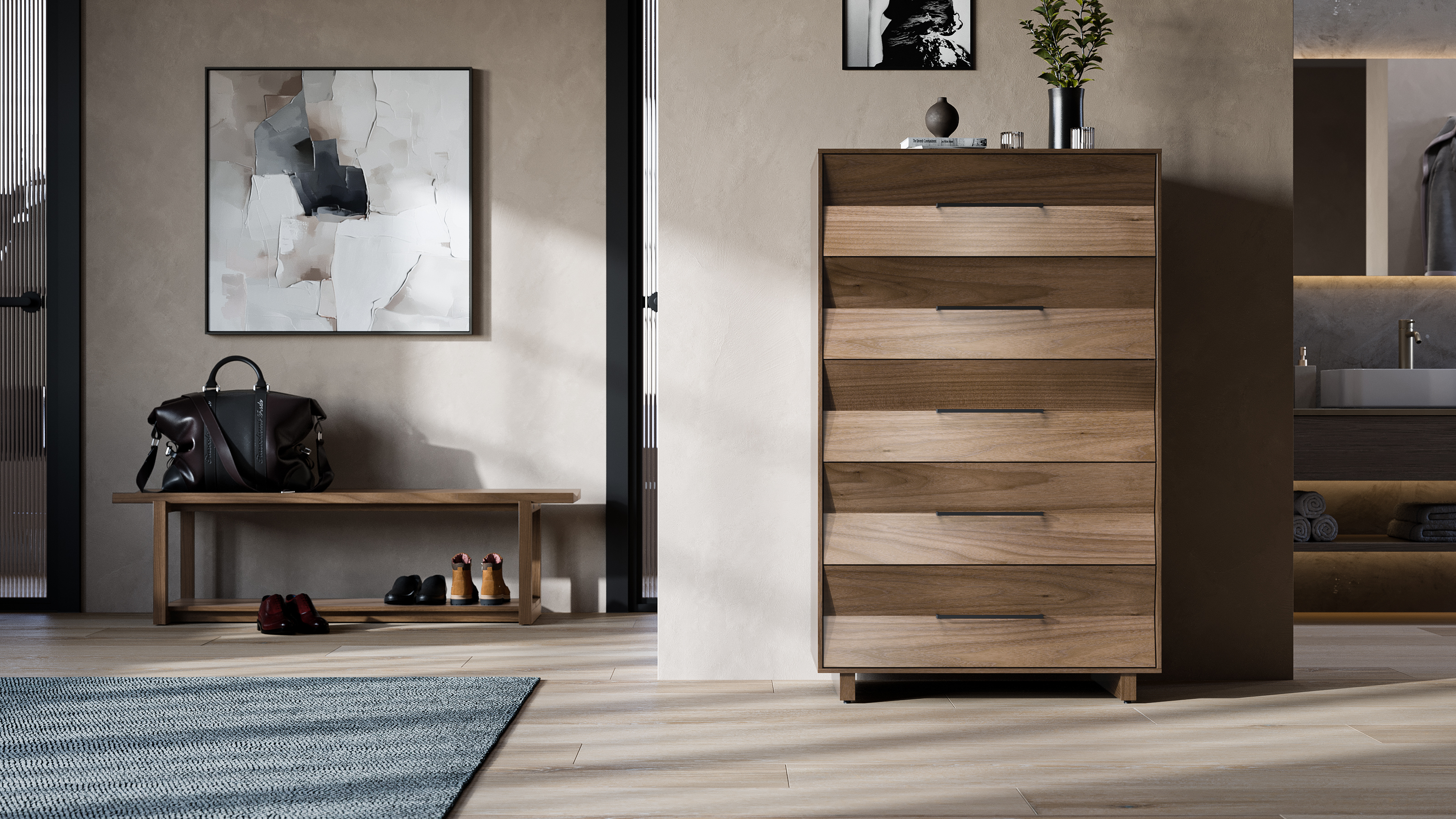 kava-9685-modern-wood-bedroom-5-drawer-chest-bdi-furniture-walnut-lifestyle-0