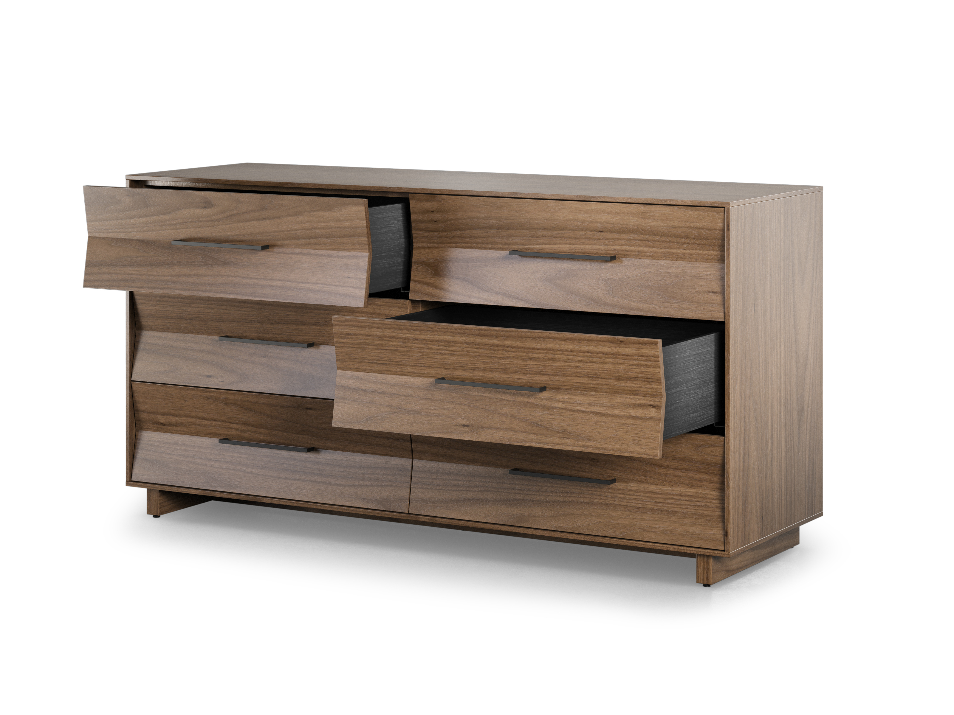 kava-9686-modern-wood-bedroom-6-drawer-dresser-bdi-furniture-walnut-isolated-3