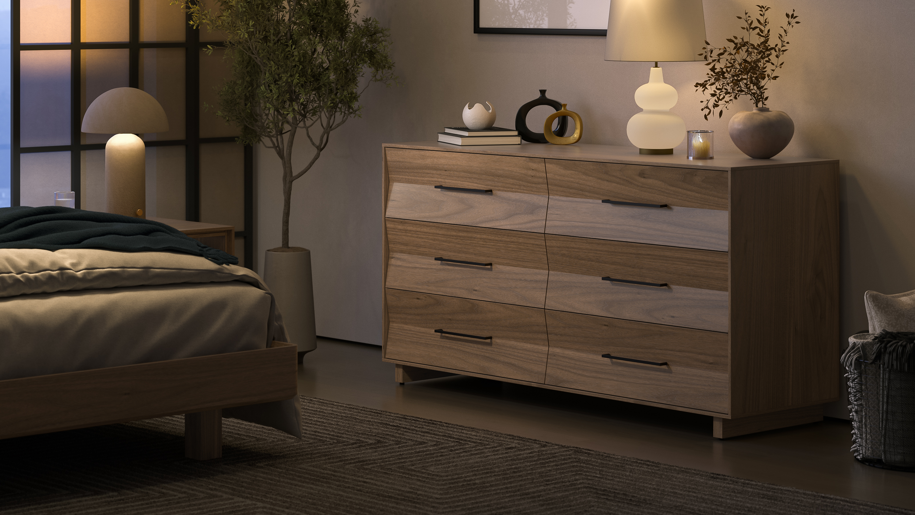 kava-9686-modern-wood-bedroom-6-drawer-dresser-bdi-furniture-walnut-lifestyle-0