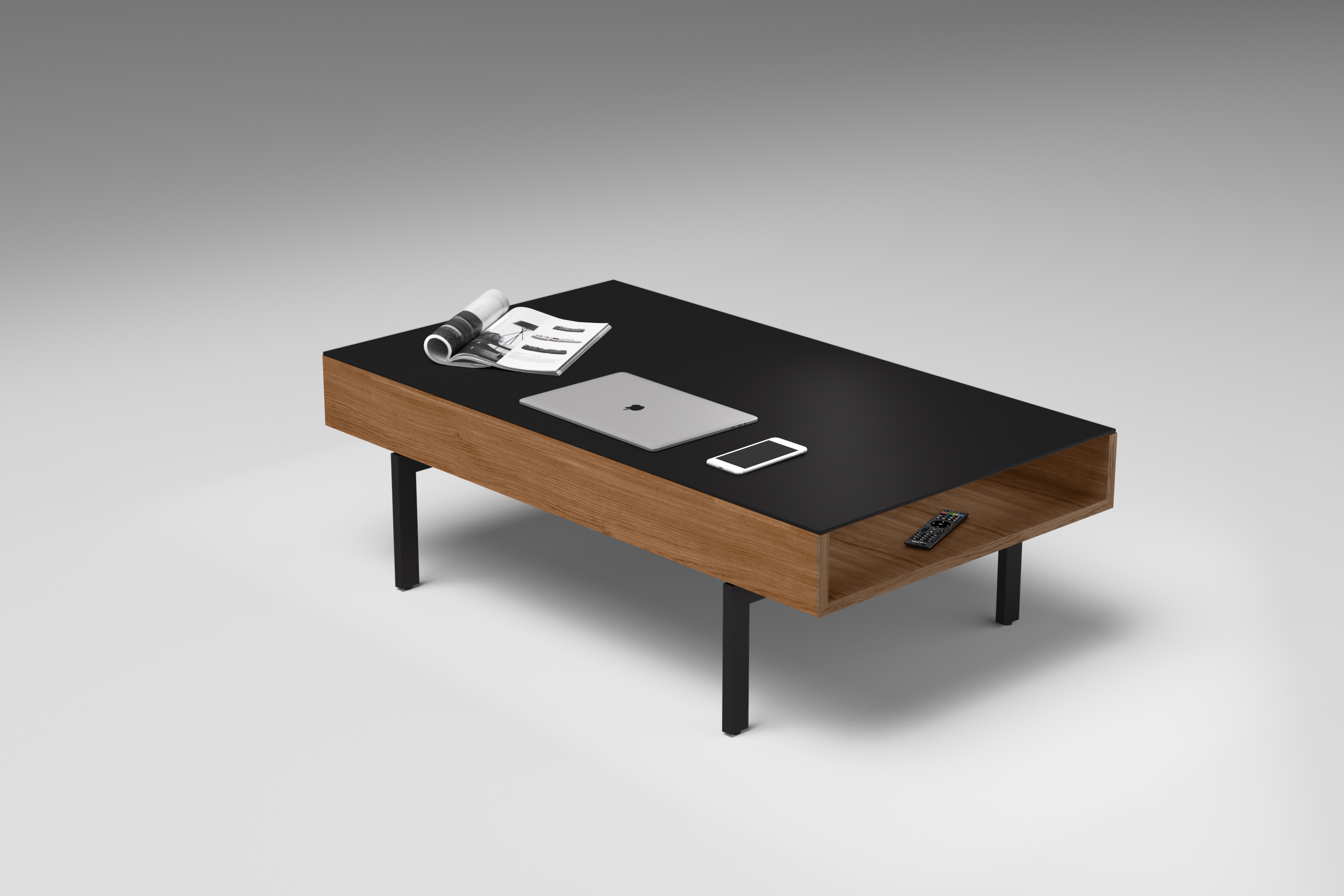 reveal table BDI lift top coffee table WL d