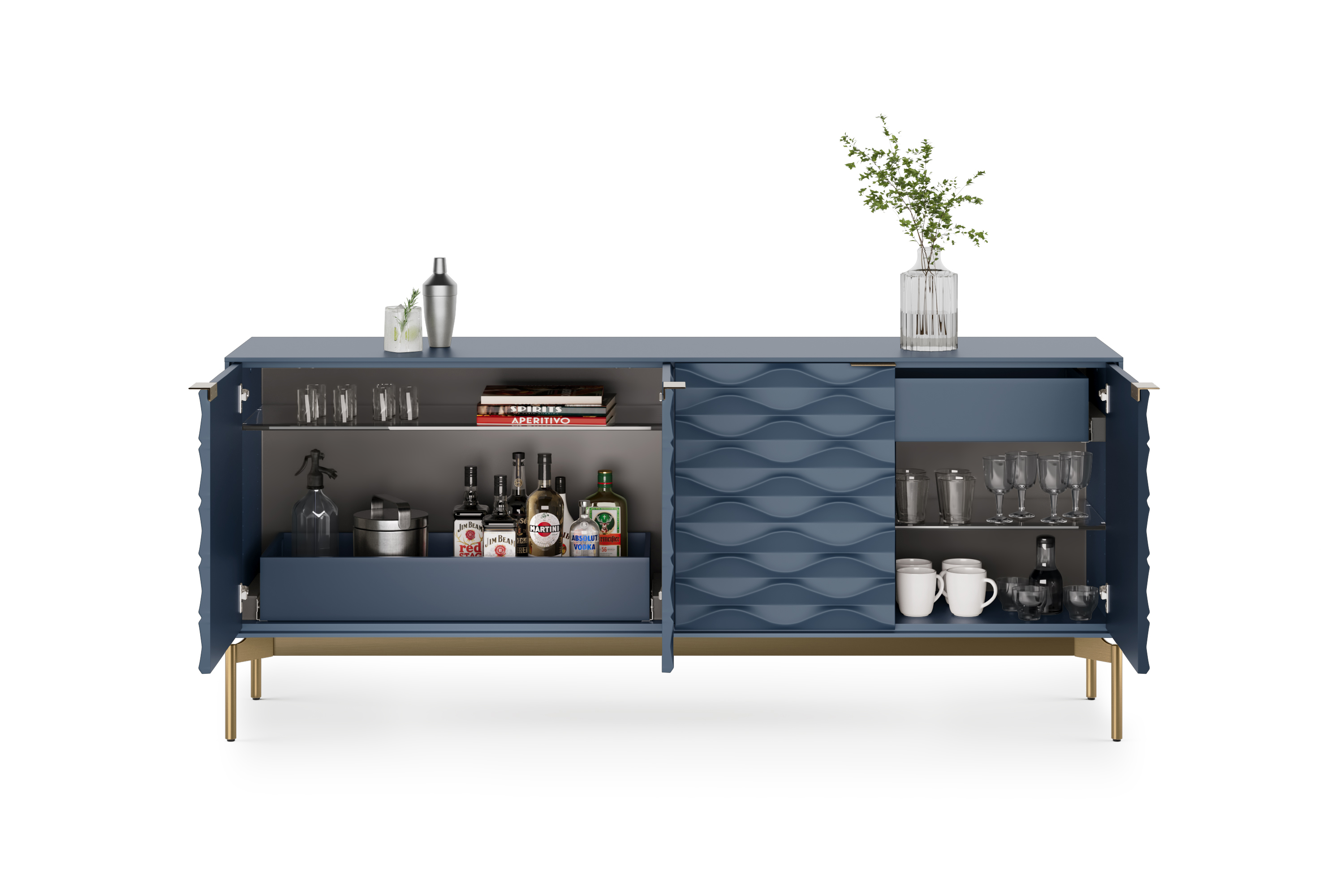 ripple-credenza-7629-BDI-ocean-brushed-brass-contemporary-storage-cabinet-detail-sideboard-bar-06