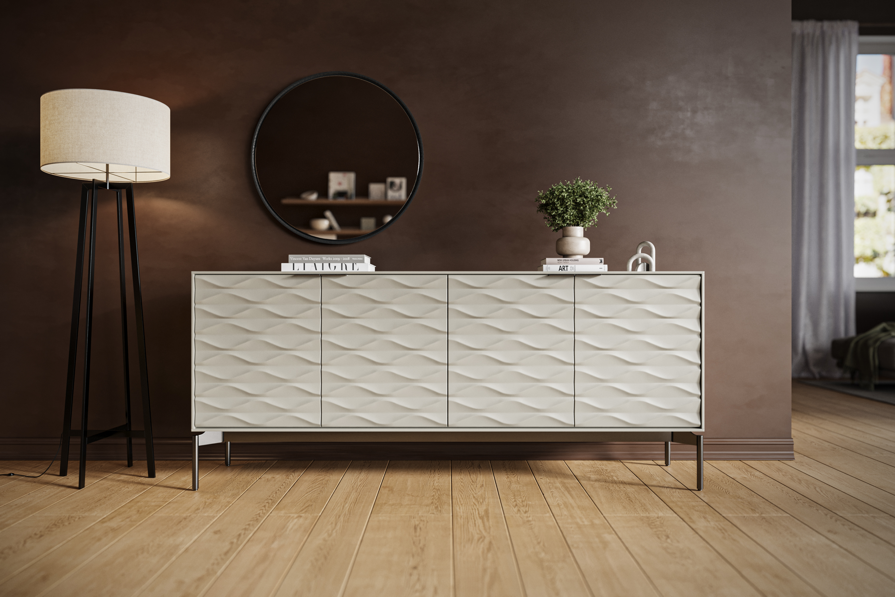 ripple-credenza-7629-BDI-stone-brushed-carbon-modern-storage-cabinet-ls01